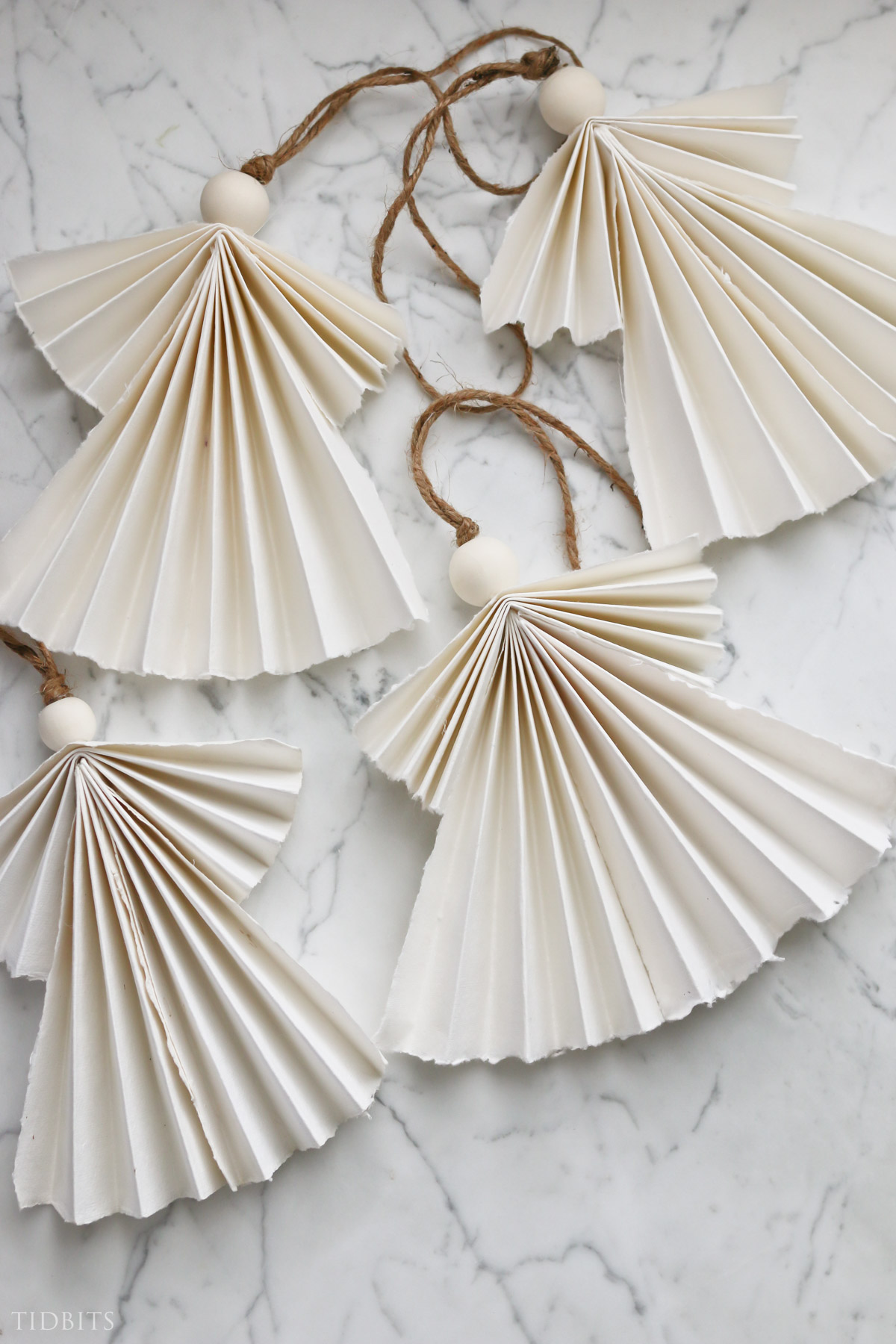 How to make a paper angel christmas ornament so beautiful