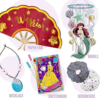 Fashion angels disney princess diy ultimate crafts kit for tweens