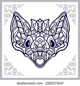 Mandala bat over royalty