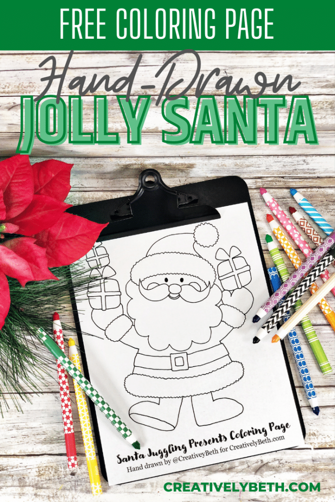 Free printable santa countdown to christmas calendar
