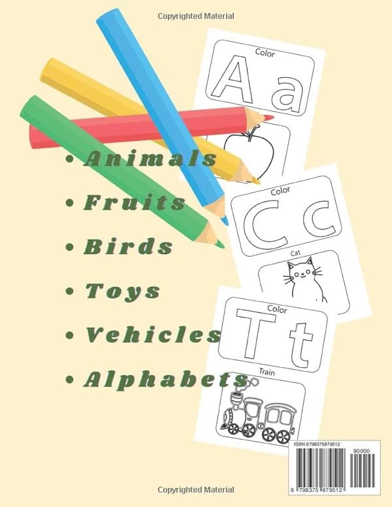 Abc coloring book for kids
