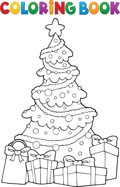 Christmas coloring stock photos pictures royalty