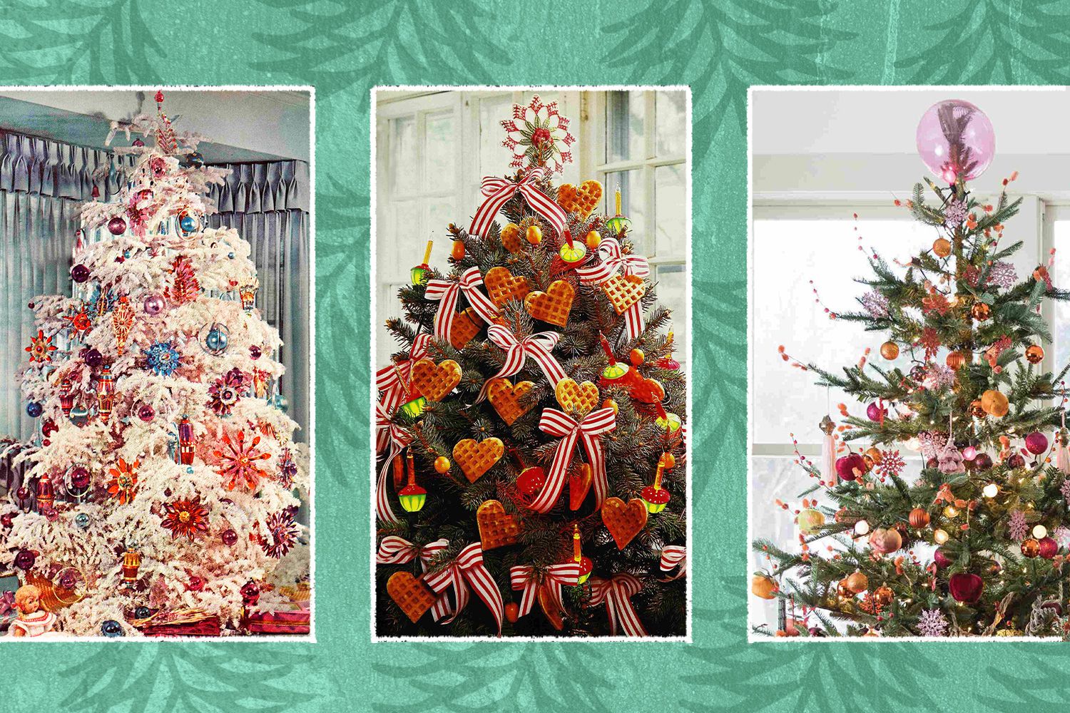 A look back years of christmas tree trends