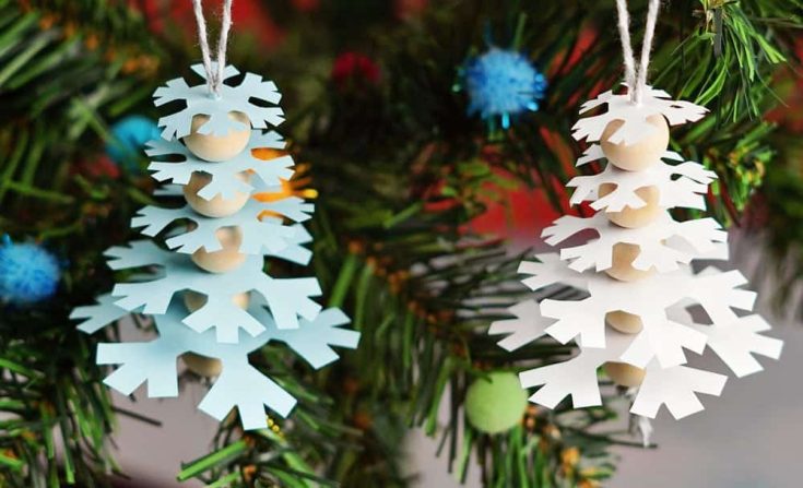 Easy diy paper christmas ornaments for adults and kids