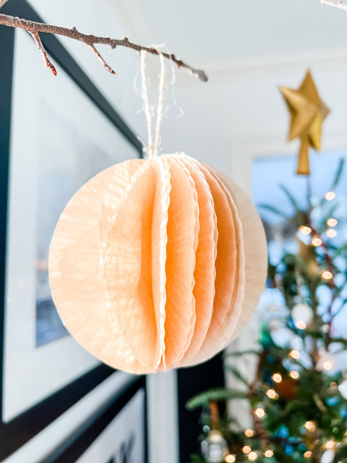 How to create christmas decorations with nature and paper most lovely things