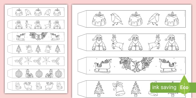 Christmas paper garland craft crafts to do at home