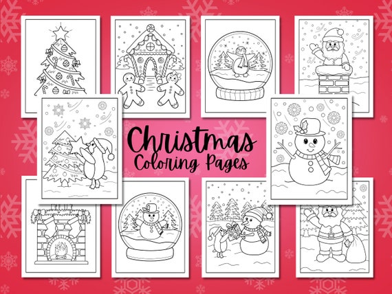 Christmas coloring pages kids coloring pages christmas printable christmas coloring book kids coloring book snowman coloring pages