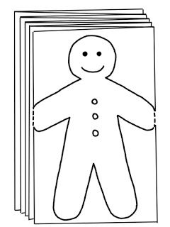 Gingerbread man paper chain christmas paper chains paper doll chain paper chains
