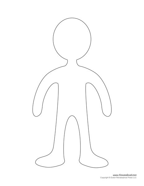 Printable paper doll templates make your own paper dolls â tims printables