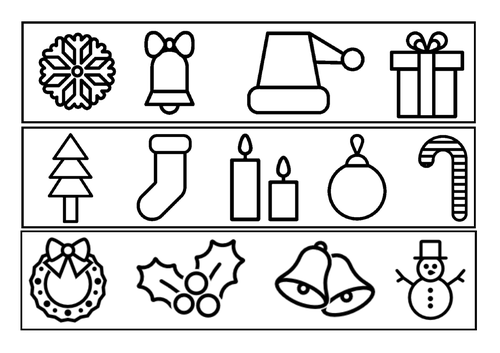 Christmas paper chains to make teaching resources
