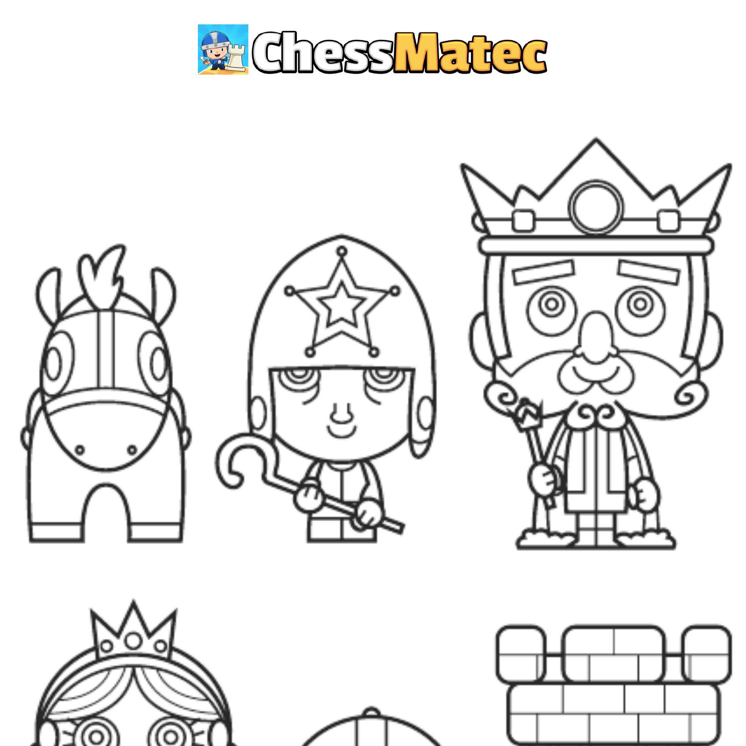 Coloring chess piecespdf