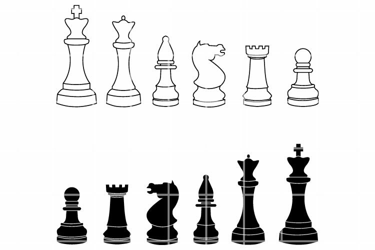 Chess pieces svg chess svg chess png chess pieces clipart