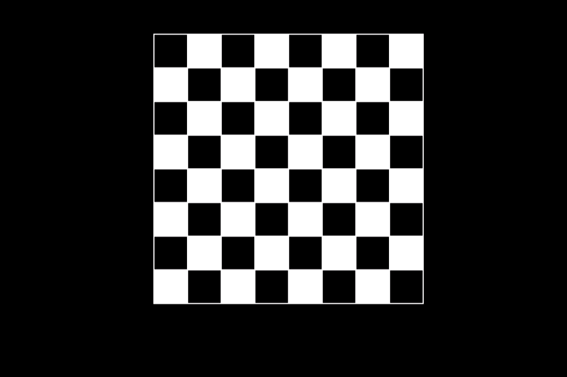Draw a chess board using graphics programming in c