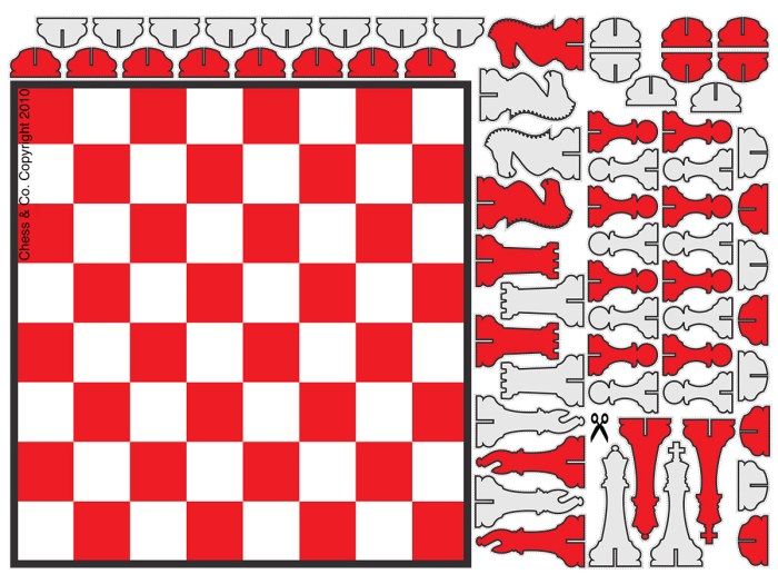 Download a printable paper chess set that you can make at home â scout life magazine