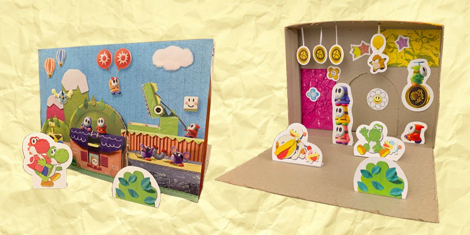 Yoshis crafted world free diorama download