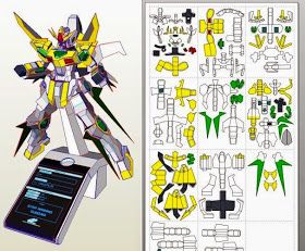Papercraft templates gundam papercraft sd s st winning gundam