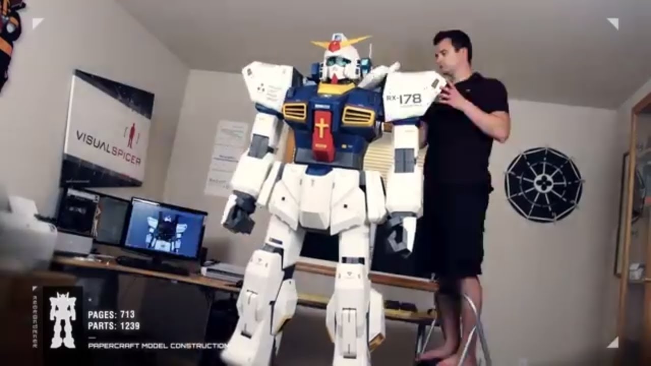 Building the ft gundam ultimate papercraft
