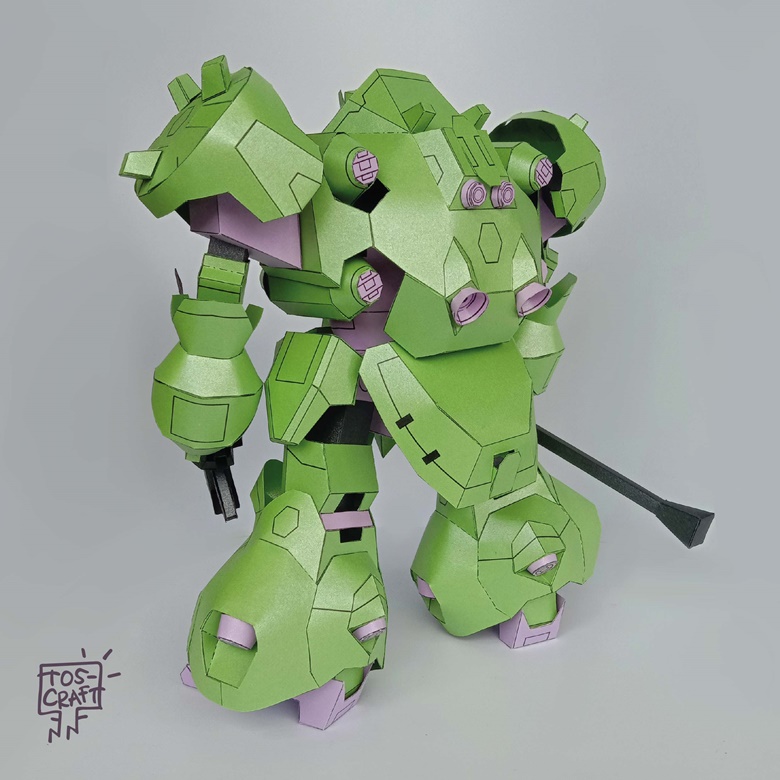 Gundam gusion papercraft template