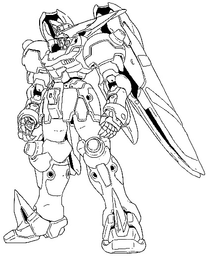 Gundam coloring pages