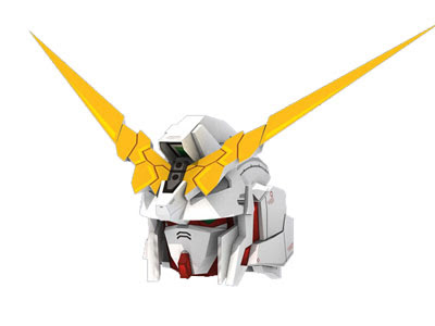Rx unicorn gundam papercraft destroy mode net