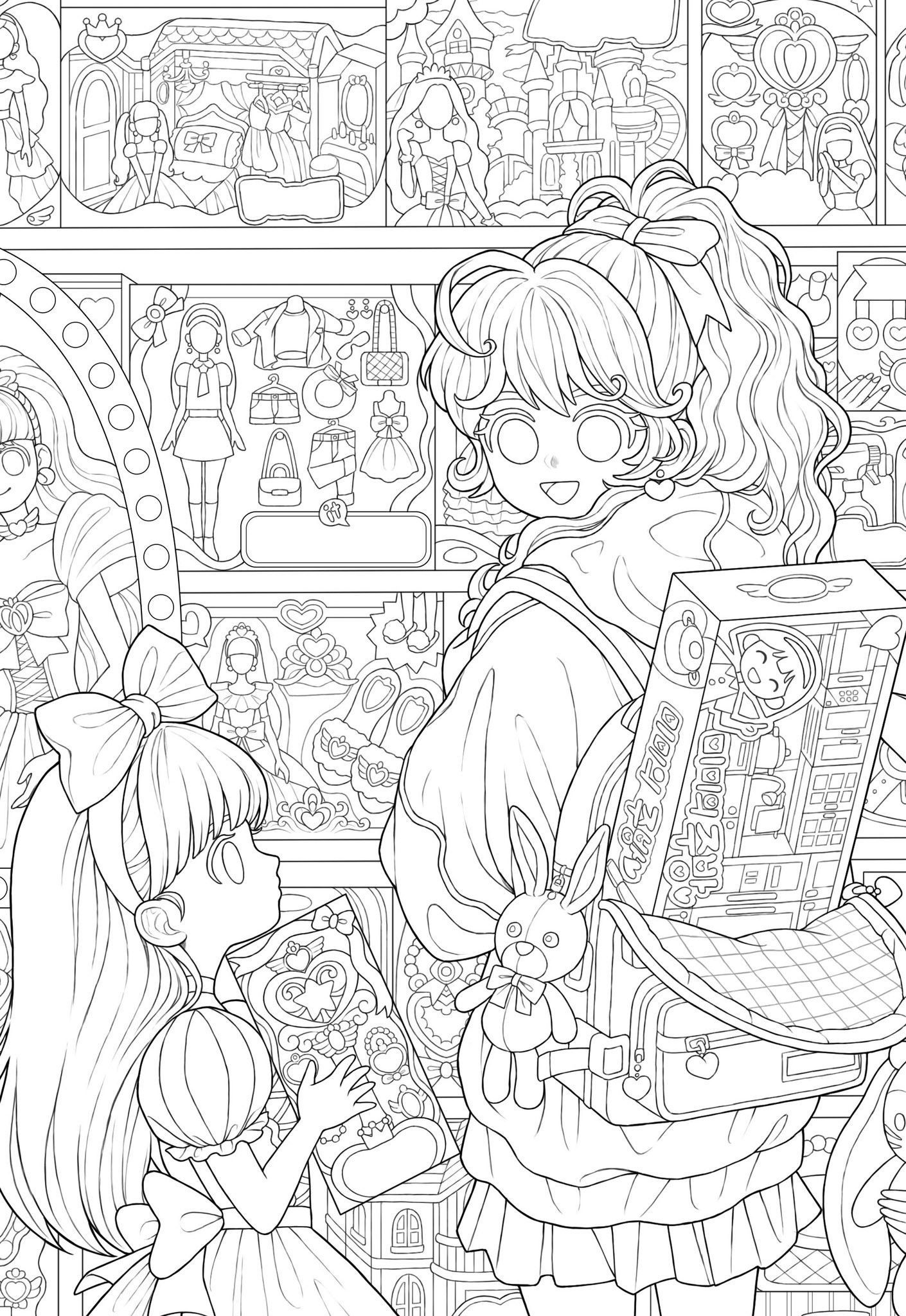 Coloring pages books