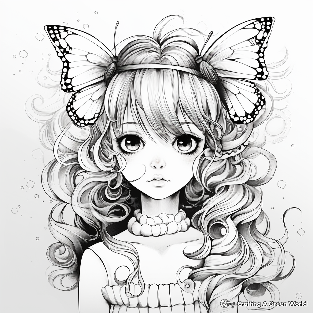 Digital art coloring pages