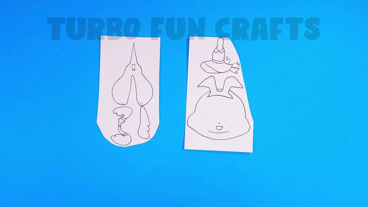 How to make anime paper puppet
