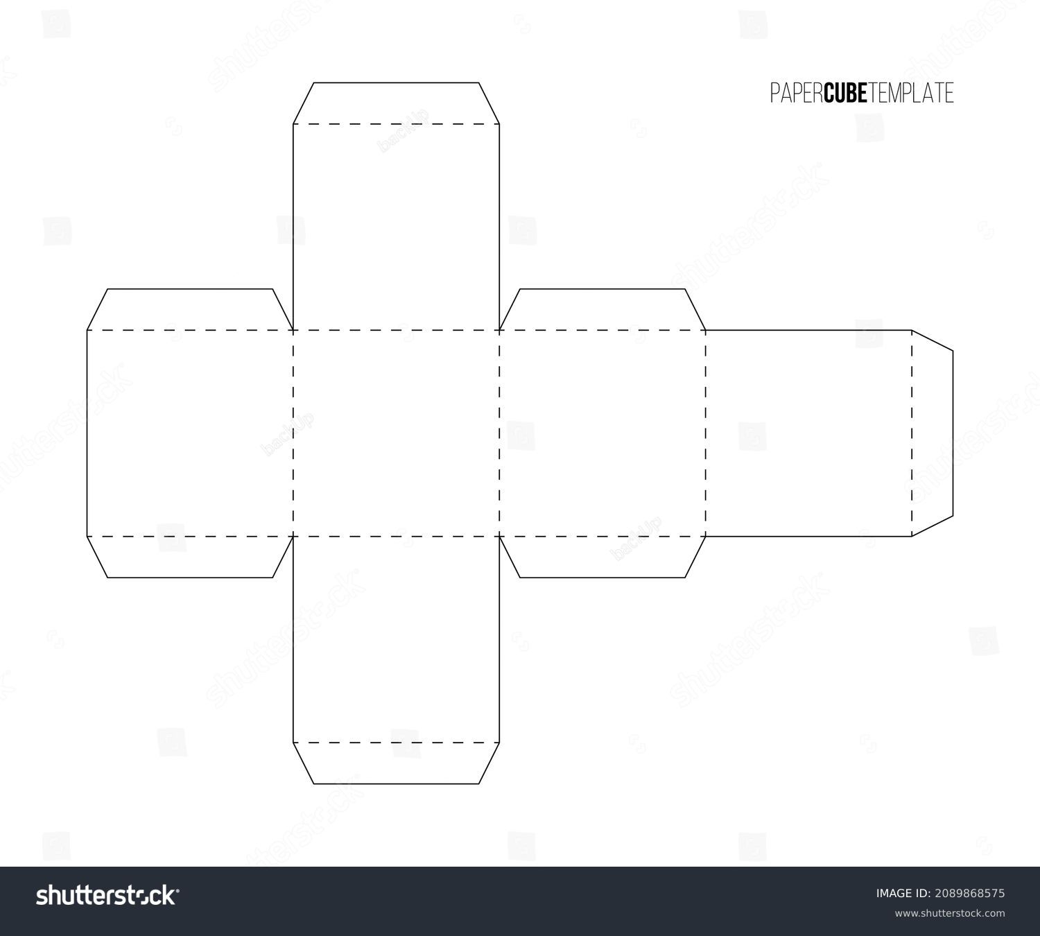 Papercraft cube images stock photos d objects vectors