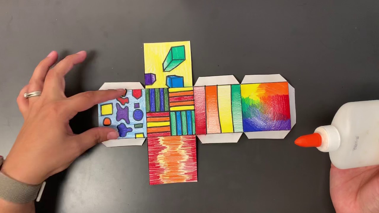 Cube template free printables