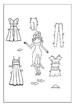 Fashion adventures with printable paper dolls coloring a creative journey