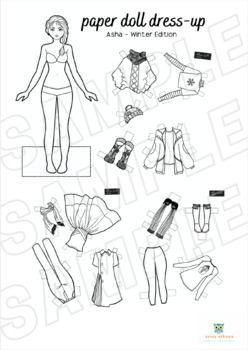 Paper doll dress