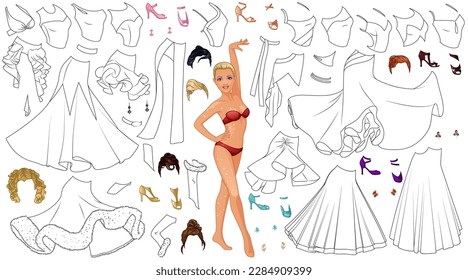 Paper doll images stock photos d objects vectors