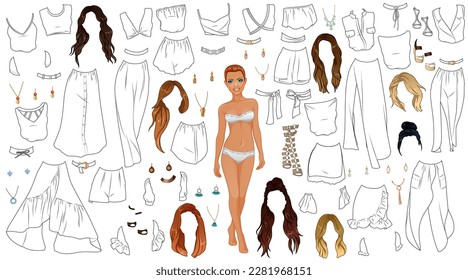 Paper doll images stock photos d objects vectors