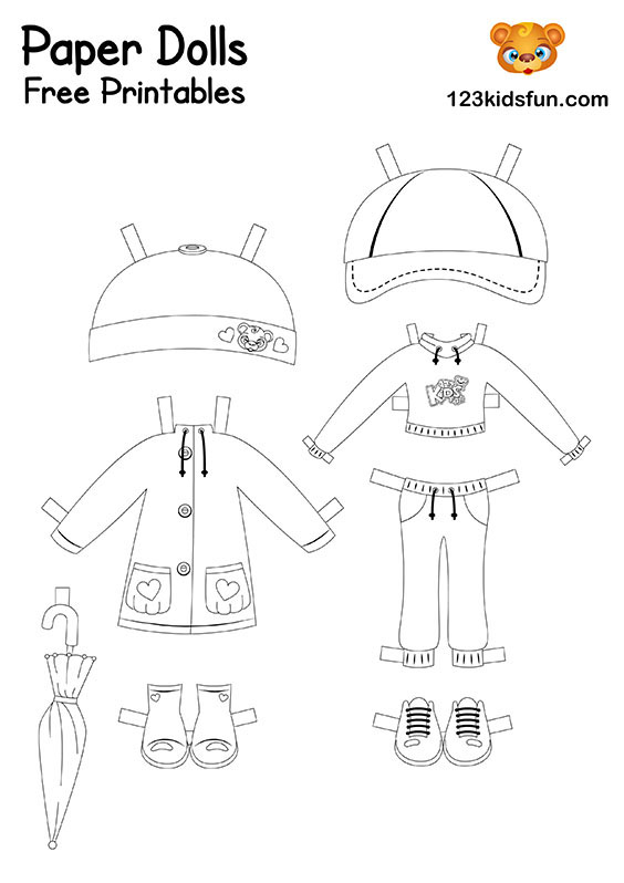 Paper doll kids fun apps