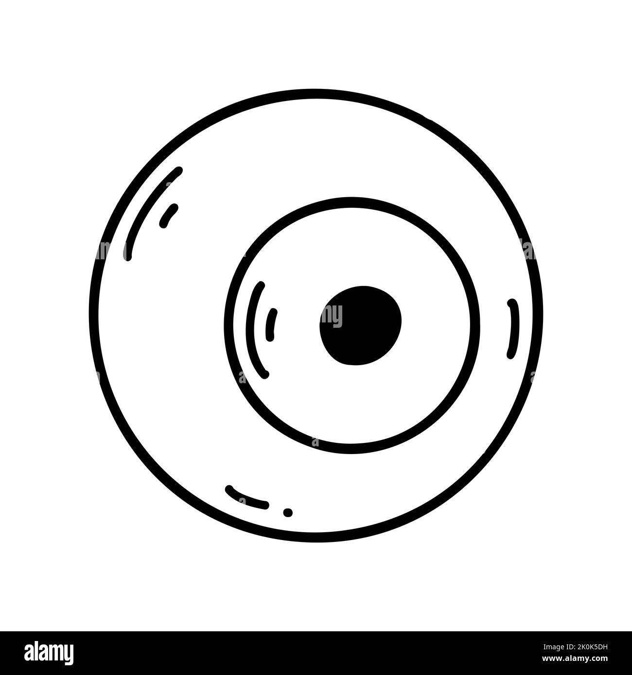 Eyeball drawing hi