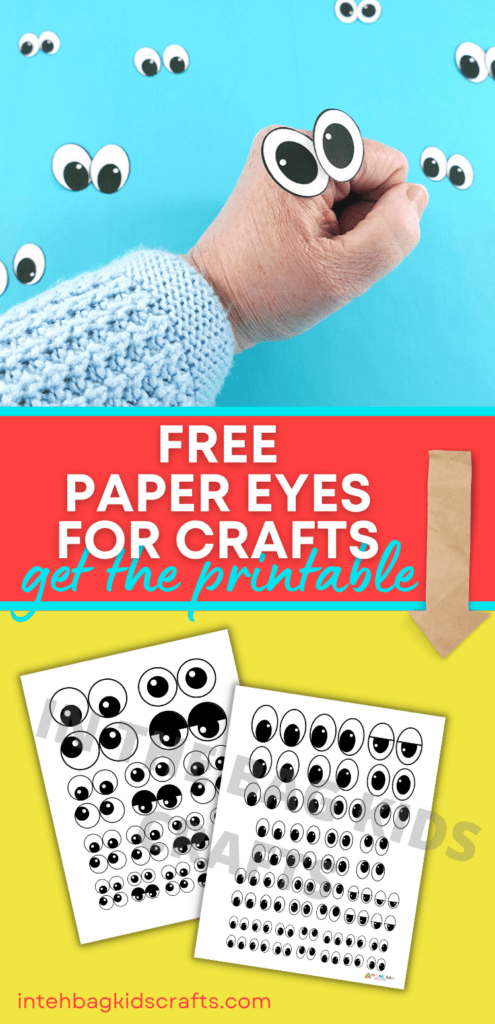 Paper googly eyes â in the bag kids crafts