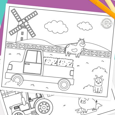 Best super cute free printable farm coloring pages kids activities blog