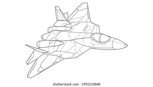 Jet coloring page photos and images