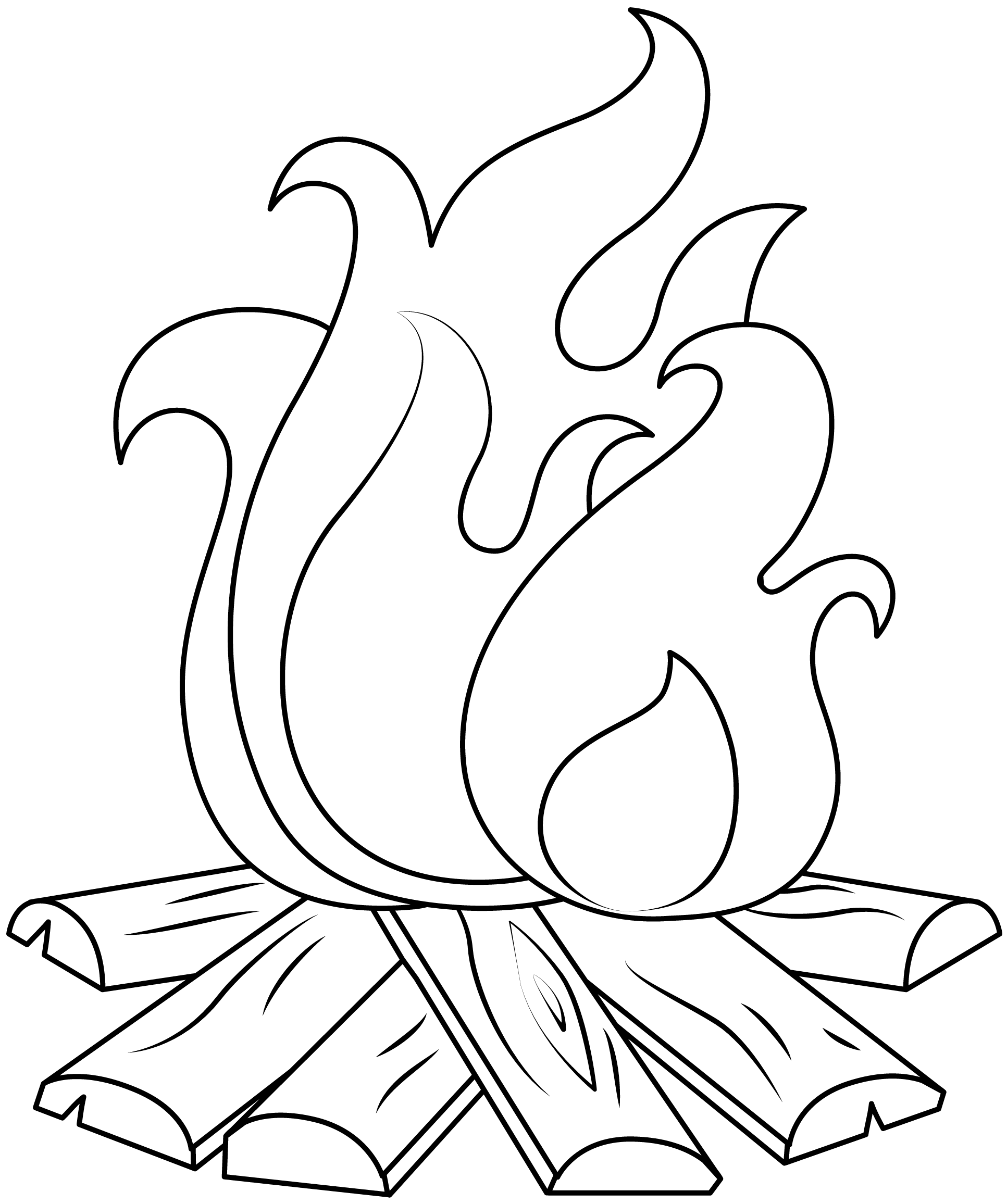 Campfire printable template free printable papercraft templates
