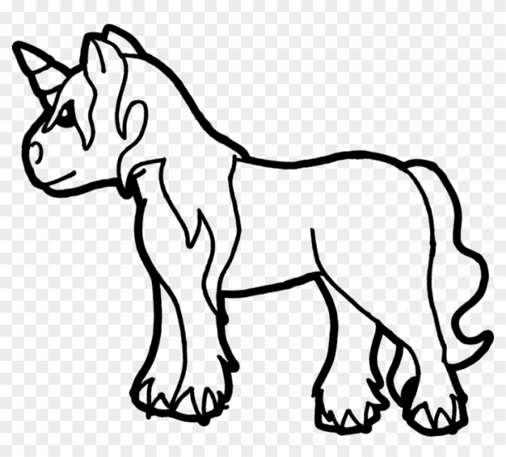 Free unicorn coloring page by sarrel on deviantart