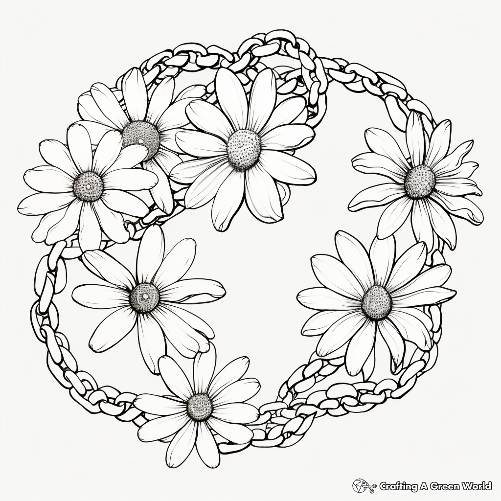 Daisy coloring pages