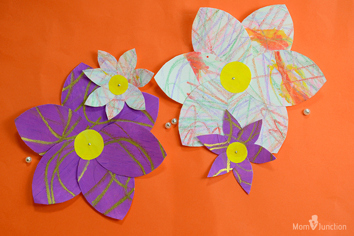 How to make paper flowers for kids