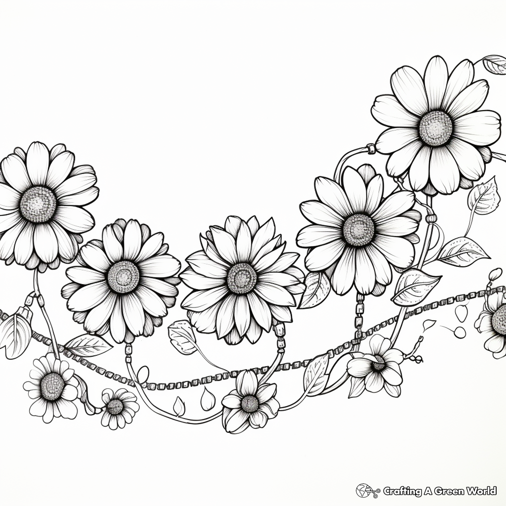 Daisy coloring pages