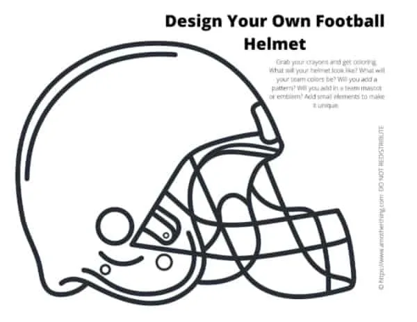 Free kids football coloring pages and activity sheets