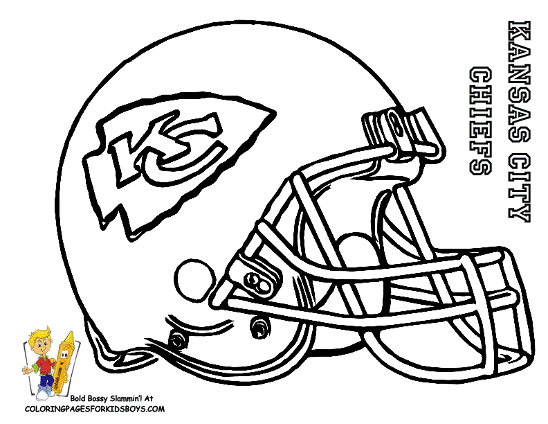 Football helmet coloring pages