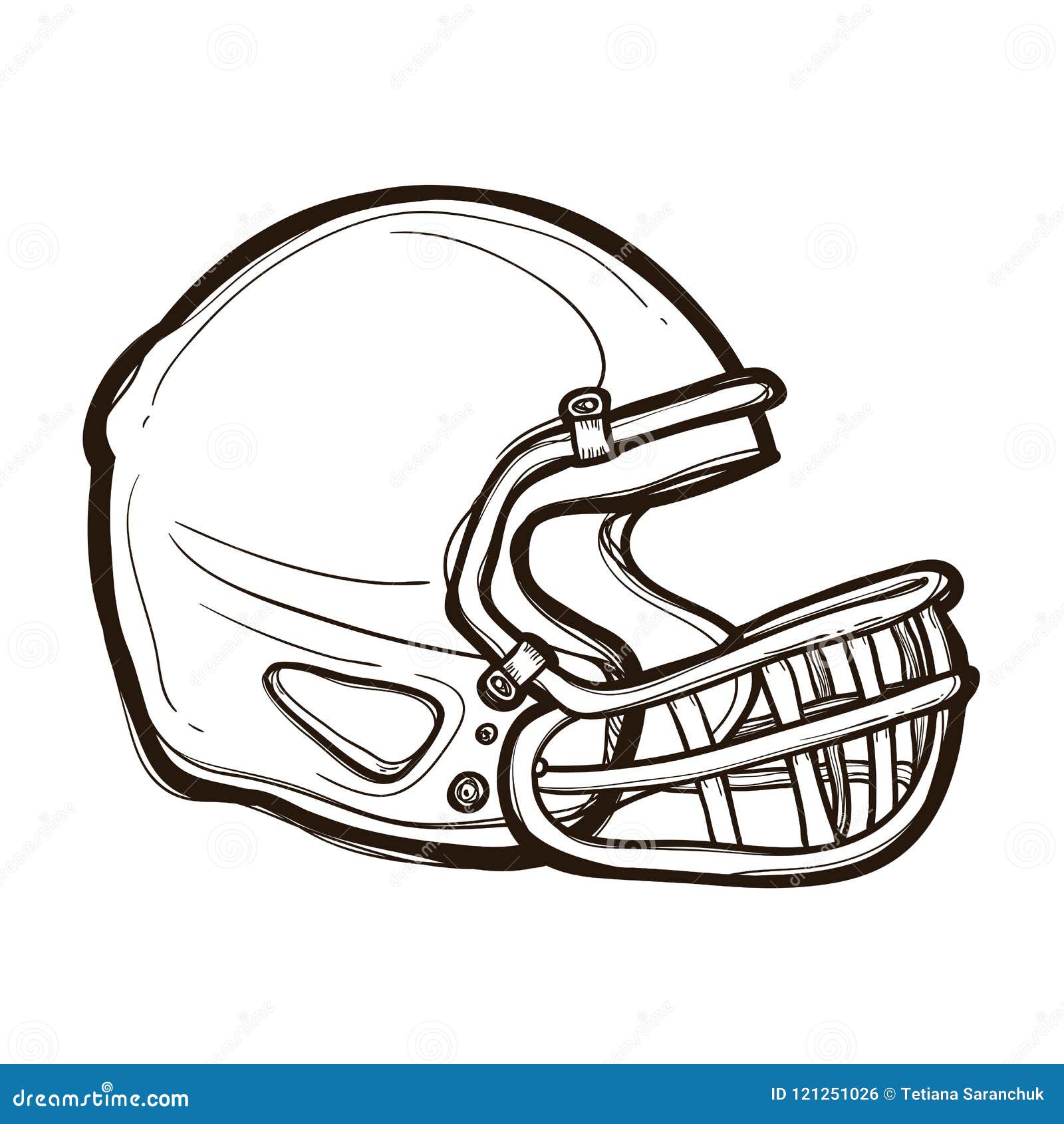 American football coloring stock illustrations â american football coloring stock illustrations vectors clipart