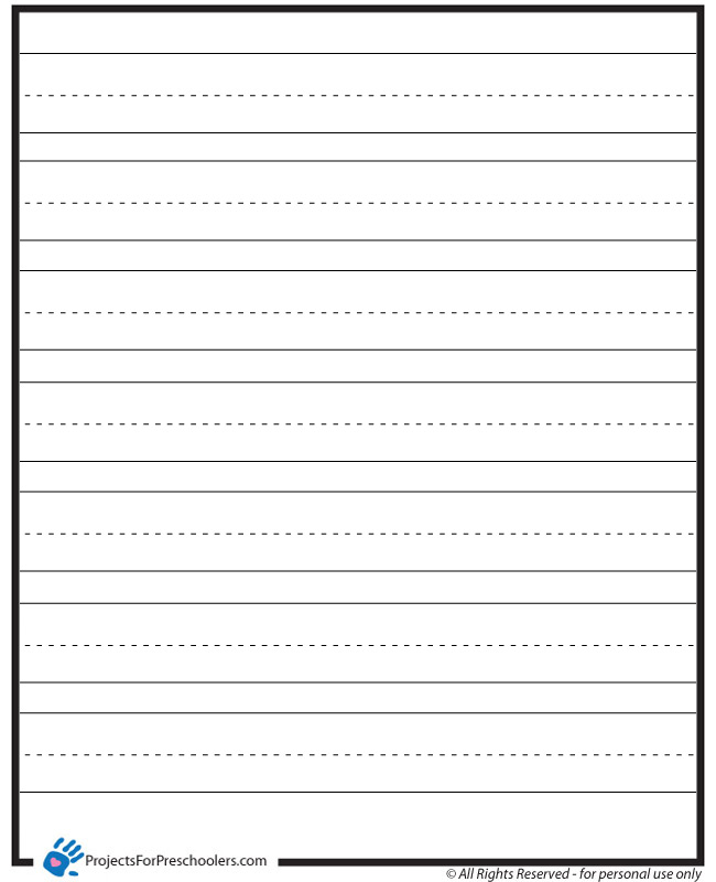 Lined paper