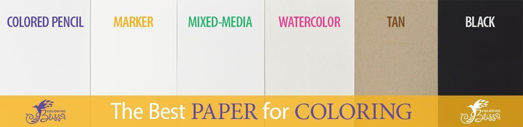 Best paper for coloring pages
