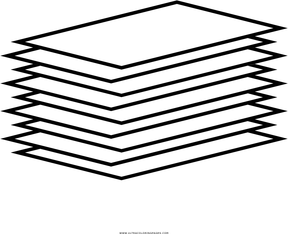 Paper stack coloring page