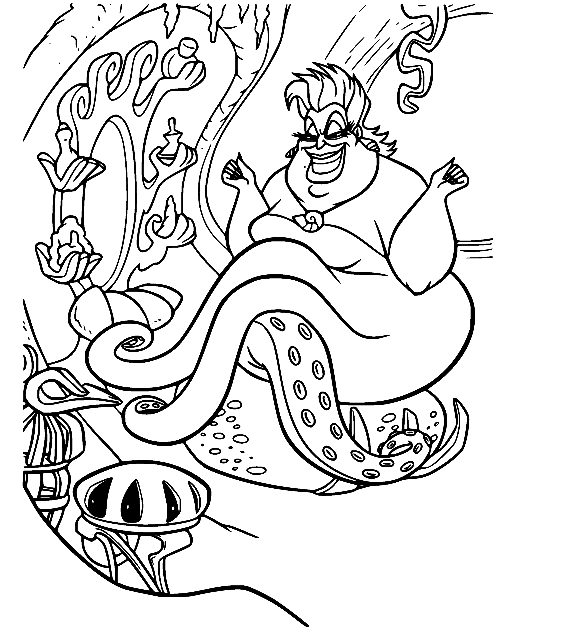 The little mermaid coloring pages